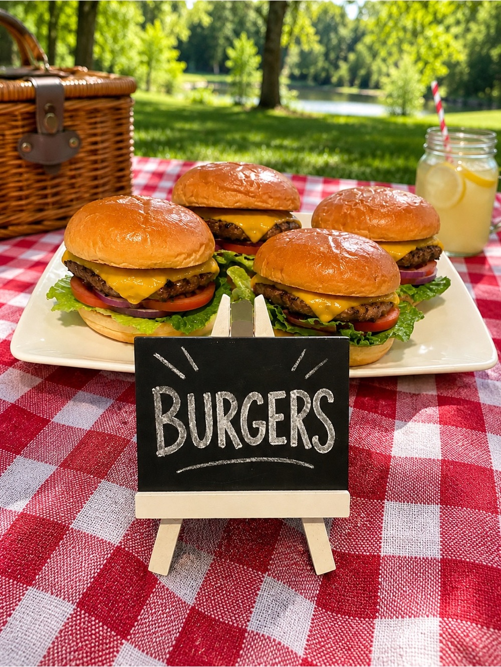 4 Tiny chalkboard easels